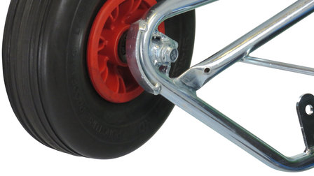 Supporting wheels for E-PowerBarrow electric wheelbarrows