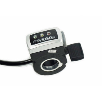 24V Thumb Throttle with RED button fwd/rev and battery indication