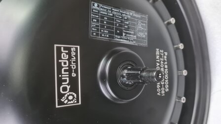 Quinder 16 inch HUB motor 2.1Kw 900Nm with Garden Pro 200 700R16
