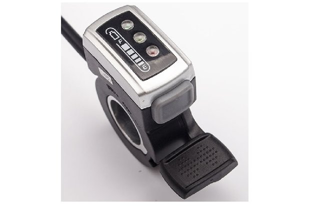 Thumb throttle with Hall sensor 5V with 24V battery indication