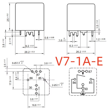 Relay YAL-124DMP 24V 70A