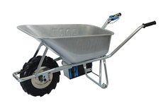 Electric wheelbarrow for universal use Electric wheelbarrow for universal use