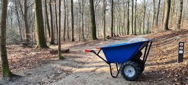 E-PowerBarrow Elektrische kruiwagen 2x2 160L Lithium Accu E-PowerBarrow Elektrische kruiwagen 2x2 160L Lithium Accu