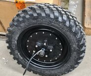 Quinder HUB motor with 16 inch wheel and 700R16 tire 2100Watt 1.000Nm Quinder HUB motor with 16 inch wheel and 700R16 tire 2100Watt 1.000Nm